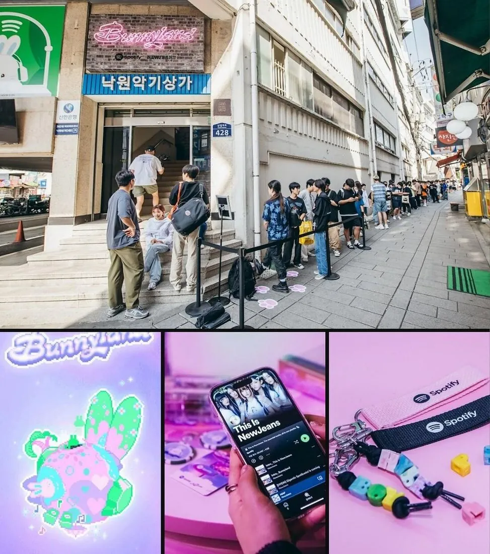 Spotify × NewJeans Bunnyland — 1